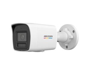 Hikvision - Rango de valores de cámara IP Bala - Resolución de 4 megapíxeles (2560x1440) - Lente de 2,8 mm | ColorVu | MicroSD - Luz híbrida (IR+Blanco) 30 m | PoE IEEE802.3af - Detección de