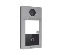 Hikvision Stazione Esterna di Metallo IP65 Campanello Wireless con Telecamera Wifi Esterno Senza Fili Coloe Argento Kit Videosorveglianza Funzionamento Autonomo o con Monitor