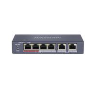 HIKVISION TRANSMISION AND DISPLAY DS-3E0106P-E/M Switch POE no administrado Fast Ethernet de 4 puertos