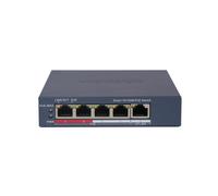 HIKVISION TRANSMISION AND DISPLAY DS-3E1105P-EI/MV2 Switch inteligente administrado 4 puertos PoE + 1 RJ45