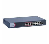 HIKVISION TRANSMISION AND DISPLAY DS-3E1326P-EI/M Switch PoE 10/100 24 puertos + 1 Gigabit Combo + 1 Gigabit RJ45