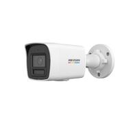 HIKVISION VALUE DS-2CD1047G2H-LIU2.8 Cámara bullet IP 4Mpx, óptica fija 2.8mm, IR + luz blanca 30m, Colorvu, micrófono, H.265+,