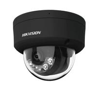 HIKVISION VALUE DS-2CD1143G2-LIU(2.8mm)(BLACK) Cámara Domo IP 4MP 2.8mm MIC IP67 IK08 Smart Hybrid Light 30 Motion Detection 2.0