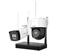 HIKVISION VALUE DS-J142I/NKS424W03H Kit de Videovigilancia Hikvision Wifi - Cámara bullet 4 Mpx + cámara PT 4 Mpx - NVR 4 canale
