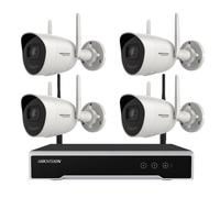 HIKVISION VALUE PACK_PROMO_WIFI Pack Promo NVR IP 4CH 4MP + 4 Cámaras Bullet IP 2MP WIFI Hikvision