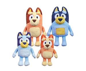 Hikyskin Bluey Heeler Family Plush Set 4 Plush 7-8" Figures | Amazon Exclusive