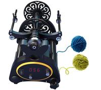 Hilador De Hilo Eléctrico, Rueca Automática, Avance Y Retroceso, Velocidad Máxima 800 Rpm, Capacidad De 4 Oz (120 G) / 8 Oz (240 G), For Tejido De Hilo, Mezcla Itinerante(Black1)