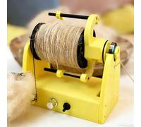 Hilador eléctrico de hilo con interruptor de pie e interfaz tipo C, velocidad máxima de 800 rpm, capacidad de 2.8 onzas para torsión de fibra de lana