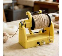 Hilador eléctrico de hilo, mini rueda giratoria de lana, capacidad de 2.8 onzas, velocidad máxima 800 RPM, interruptor de pie, interfaz tipo C para torsión de fibra de lana