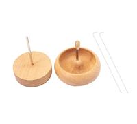Hiladora De Cuentas De Madera - Accesorio De Perlas, Cuenco De Fabricación De Joyas | Ensamblaje De Suministros De Procesamiento De Cuentas Con 2 Loops, Stringer Maker De Perlas, Ayudante