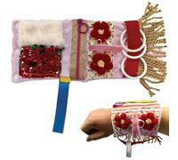 Hilai Fidget Toys para niños, Fidget Blanket para Adultos con Demencia Diseño 2 en 1 Manta sensorial Calmante y reconfortante Juguetes sensoriales Adultos para Alzheimer, Demencia, Asperger, Ansiedad