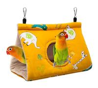 Hilai Hamaca para pájaros con Agujero de 7, 5 x 4 x 5, 3 Pulgadas, cómodo y cálido, Nido de Periquito, fácil de Instalar y Limpiar, con Tablero acrílico extraíble para Cama para Todos los pájaros