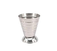 Hilai Tazas medidoras, jarras, Taza medidora, Jigger de cóctel de Acero Inoxidable, Mini Vaso de chupito para expreso líquido, hasta 2, 5 oz, 75ml, 1 Unidad