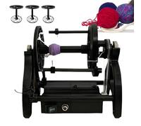 Hilandero De Hilo Eléctrico Con 3 Carretes, Máquina Enrolladora De Hilo Automática, Velocidad De 800 Rpm, Avance/retroceso, Capacidad De 4 Oz, Modular Y Fácil Desmontaje Para Tejer Y Tejer