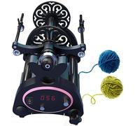 Hilandero De Hilo Eléctrico, Rueda Giratoria Automática, Avance Y Retroceso, Velocidad Máxima 800 Rpm, Capacidad De 4 Oz (120 G) / 8 Oz (240 G), For Tejido De Hilo Mezcla Itinerante(Black2)
