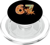 Hilarante 67 Galletas navideñas Rudolph Reno Broma PopSockets PopGrip para MagSafe