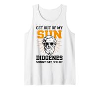 Hilarante Diógenes Diseño Antiguo Filósofo Griego Amante Camiseta sin Mangas