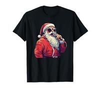 Hilarante Santa Claus Toma el Escenario del Karaoke Camiseta