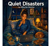 Hilarious Cozy Coloring Book: Quiet Disasters for Adults: 30 Relatable Coloring Pages of Everyday Chaos and Deadpan Calm