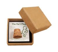 Hilarious Fart Plug Joke Card Set | Fart Plug Toys with Card, Novelty Gag Set with Humorous Cartoon Design, Cardboard Box and Included GreetingCard, Compact Portable Package
