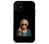 Hilarious Sarcastic Grandma Middle Finger Woman Retirement Carcasa para iPhone 11