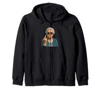 Hilarious Sarcastic Grandma Middle Finger Woman Retirement Sudadera con Capucha
