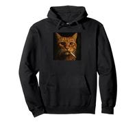 Hilarious Smoking Cat Meme Funny Cigarette Kitten Cat Meme Sudadera con Capucha