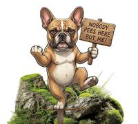 Hilarious Yard Stake, Novelty Animal Design Metal Ground Sign Funny Outdoor Lawn Decor Feature, Eye Catching Garden Ornament for Patio Turf Farm Pathway Yard Decoration Family Friends Neighbors Use