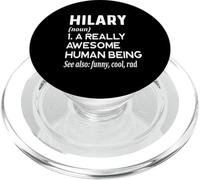 Hilary Name - Definición de Nombre Divertido - Diccionario de Nombres PopSockets PopGrip para MagSafe