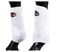 HILASON Par de botas deportivas grandes para patas traseras de caballo, color blanco