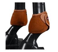 HILASON Par de botas pequeñas de protección para patas de caballo occidentales, color marrón