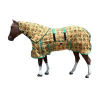 HILASON Sábana para moscas de caballo, protección UV, protección UV, mosquitera, para caballos | Mosquito Horse Fly-Sheet