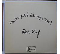 Hildegard Knef - KNEF, HILDEGARD / Worum geht's hier eigentlich? / Hilde Knef / Bildhülle mit illustierter ORIGINAL 2seitiger Textbeilage / DECCA # SLK 16734-P / Deutsche Pressung / 12" Vinyl Langspiel Schallplatte /