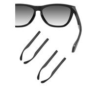 HILEEN Patas de repuesto para gafas de sol Oakley Frogskins OO9013, Frogskins Lite OO9374, Frogskins XS OJ9006, negro, 2 pares (2 pairs of Black), Talla única