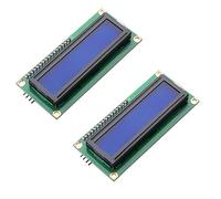 HiLetgo 2pcs IIC/I2C/TWI/SPI Serial Interface 1602 LCD Display Module with Blue Backlight Controller Character for Arduino Uno R3 Mega 2560