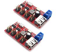 HiLetgo 2pcs Micro USB Power Breakout USB Voltage Regulator DC to DC Power Module Micro USB Power 5V to 1.8V/3.3V/5V/9V/12V