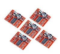 HiLetgo 5 Unidades 1,5 A 2 vías L298N L298 DC Motor Driver Drive Board Dual H-Bridge PWM Stepper Speed Controller Driver Module for Arduino