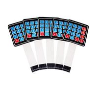 HiLetgo 5pcs 16 Keys 4x4 Matrix Array Membrane Keypad Keyboard AVR 12V for Arduino Robort Parts Raspberry Pi