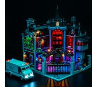 Hilighting Kit de luz LED mejorado compatible con Lego Arkham Asylum Building Set, decoración de luces compatibles con Lego 76300 (modelo no incluido)