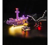 Hilighting Kit de luz LED mejorado para Lego Minecraft The Ender Dragon y End Ship Building Set, compatible con Lego 21264, el mejor regalo para adultos (modelo no incluido)