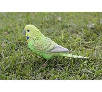 HiLine Gift Ltd. Budgerigar con pie de Hierro, Color Verde