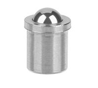 Hilitand 20 pcs 304 Bola émbolo Acero Inoxidable Granos de Posicionamiento de Precisión Tornillo Muelle de Bola Suave(φ 3 * 4)