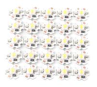 Hilitand, 25 Uds., Chips LED, Cuentas de Lámpara LED, Accesorios de Iluminación DIY, Alta Potencia, 5V, 200LM, 1W(Blanco cálido 3000-3200K)