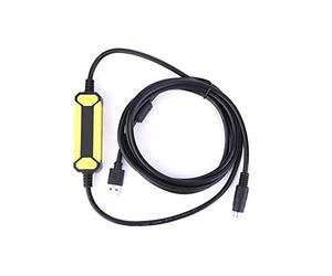 Hilitand Cable de programación apto para Mitsubishi FX1S / 1N / 2N / 3U FX Series PLC USB-SC09-FX 2,5 metros Cables USB