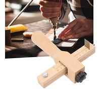 Hilitand Herramienta de Corte de Correa de Cuero Mano de Madera Ajustable Herramienta de Corte de Correa de Tira de Cuero Accesorios de artesanía de Cuero con 5 Cuchillas