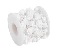 Hilitand - Perlas Artificiales de Perlas de Garland String DIY decoración de Boda, imitación de Cristal Perlado 10 m/Rollo 3 mm (Blanco)