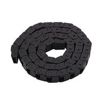 Hilitand Portador de Alambre de Cadena de la fricción del Cable de Nylon Negro R28 1000m m / 40"de Largo para la Impresora 3D / la máquina del Router del CNC