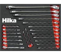 Hilka 16102102 Juego de llaves combinadas de EVA de 21 PCE métricas