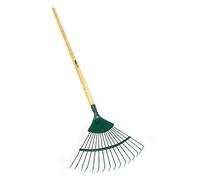 Hilka Tools 92066020 - Rastrillo para césped (acero al carbono)