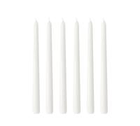 Hilke Collection 6 Velas Herrgårdsljus 30 cm Blanco perla brillo